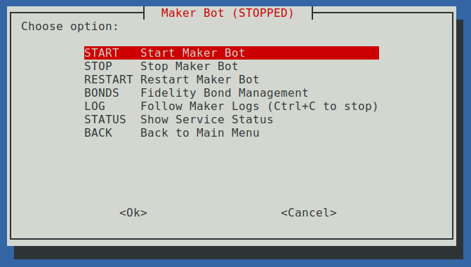 Maker Bot Control